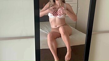 HORNY LATINA MILF FINGERS PETITE PUSSY TO SQUIRTING ORGASM!