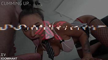 submissive milf's gaping anal prolapse pissing fisting in bdsm casting!