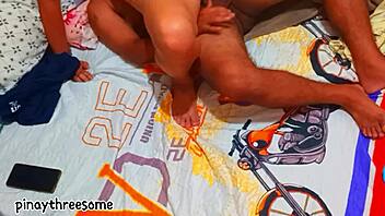 caught her fucking lover right on our bed damn