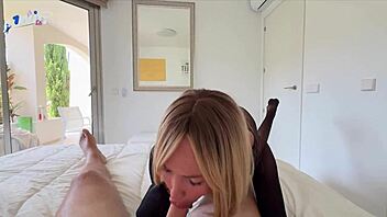 Stepmom's stocking suit drives me wild with squirting orgasms