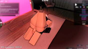 muscular fan gets bodybuilder relief through intense sex game