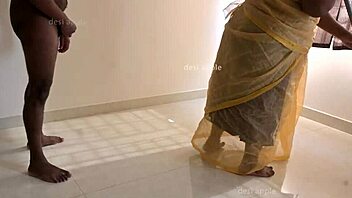 indian maid teases and plays seductively