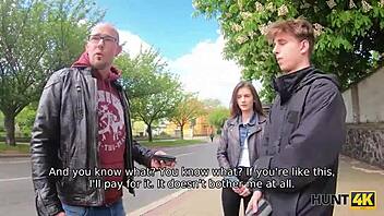 Wanna see this broke girl turn slut for bus cash on cam?