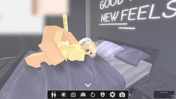 gettin fucked rough by headless dude big tits blonde!