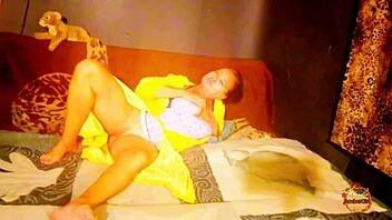whoa check this brunette's mouthful cum blast after hot solo play