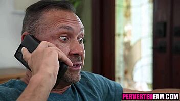 stepdad's cock drives sexaholic teen daughter wild now