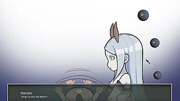 peeping on busty hinata milf showering in konoha hentai parody game