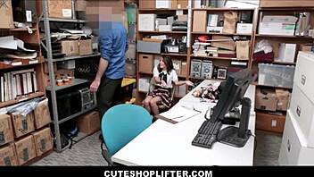 caught stealing? fuck me instead officer petite asian teen deal