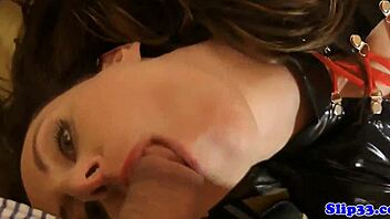 young woman rubs milf's pussy before she rides older guy hard
