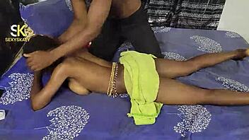 Oiled masseuse delivers passionate bedroom happy ending fuck