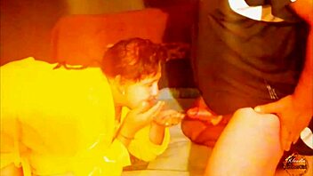 whoa check this brunette's mouthful cum blast after hot solo play