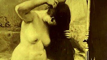 vintage hairy babe bent over doggystyle