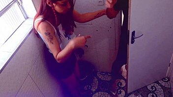 Strange Bar Public Bathroom Fucks Hot Redhead Pussy