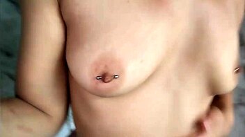 Latina with pierced nipples and tattoos begs for hard fucking