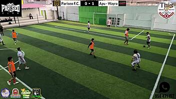 pariseofc vs wayra match ends in chaos