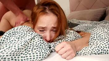 Think you can handle her juicy pussy stretched by monster cock during workout?