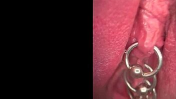 Close-Up Pissing Shaved Pussy Pierced Clit Dripping Wet