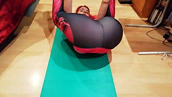 emo girls workout session ass shaking moves