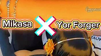 Yor Forger x Mikasa Cosplay: Who's Naughtiest?