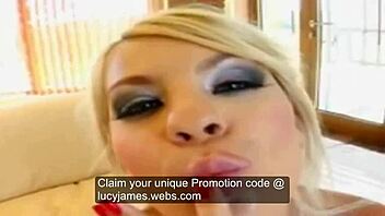 french maid lucy james blows and takes ass cock