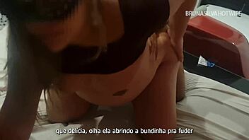 Ei gravida eight months pussy creampie cuck cleans up
