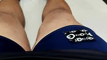 caught wife masturbating over my tiny dick but she sucks cum eagerly