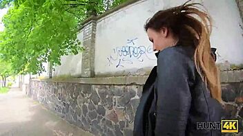 Wanna see this broke girl turn slut for bus cash on cam?