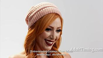 Lauren Phillips reveals swinger past before huge tits porn casting