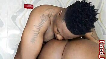 crazy high ebony mature huge ass shower creampie fuck