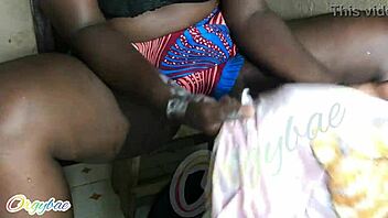 Housewife does weekend laundry showing off her smooth shaved pussy