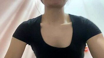 Hot latina bikini slut caught flashing perfect tits ass