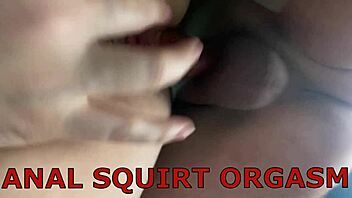 mature wife squirts hard from deep anal pounding