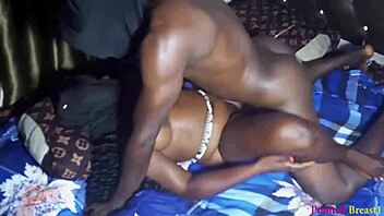 Black Guy Bangs Girlfriend Hard Cowgirl Before She Leaves