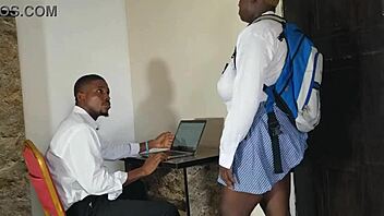 Busty College Teen Fucked Hard by Corrupt Teacher!
