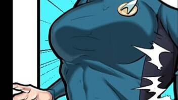 Female muscles explode in growth comic fetish scene