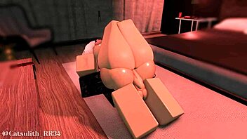 muscular fan gets bodybuilder relief through intense sex game