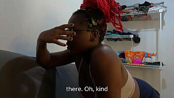 Ebony Sloppy Deepthroat Blowjob Gets Wild