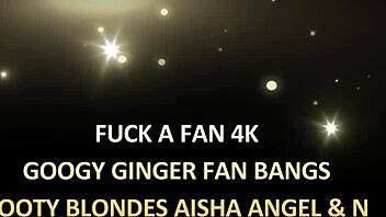 Blonde Bombshells Nesty and Aisha Devour Ginger's Cock Together