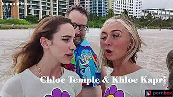 Chloe temple, wanna feel two creampies in your double vaginal threesome with khloe kapri?