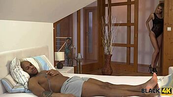 Black cock in hotel with blonde? Best interracial fun ever! 🍆🏨💦