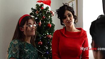 try all three of us petite asian latina milfs hardcore ffm christmas fun