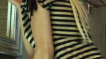 blonde's footjob escalates to deep sink pounding creampie bliss