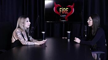 Watch Saucy Interview with Melina Khalifa on Porn Cast Brazil Part 4!