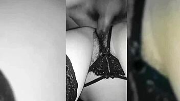 She gifted lingerie then took my cock deep in her ass