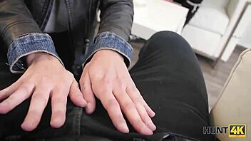 Wanna see this broke girl turn slut for bus cash on cam?