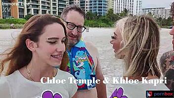 Chloe temple, wanna feel two creampies in your double vaginal threesome with khloe kapri?