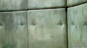 pink haired lesbian bound for enema domination play