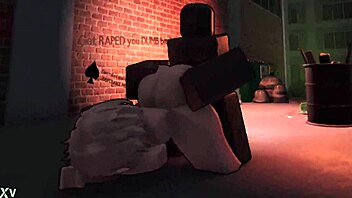 white femboy gangbanged alley two big black cocks