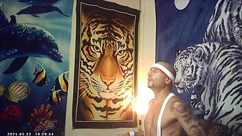 first timer bombshell feels machine pounding backstage tits!