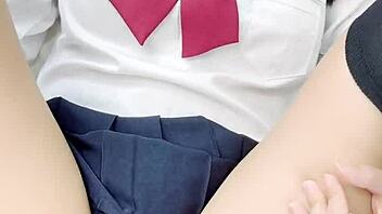 cute petite tiktoker licks her own horny pussy, you watching?